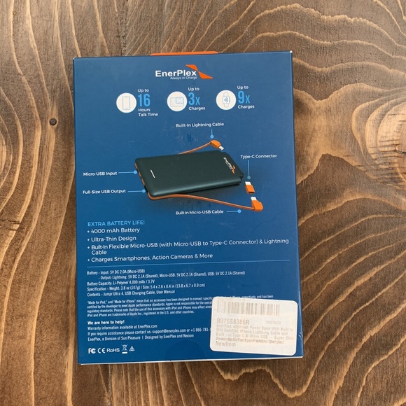 Enerplex Jumpr Ultra 4 Portable Power 4000mah - Picture 2 of 4